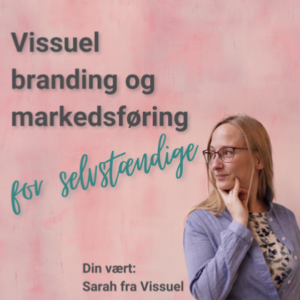 podcast cover Vissuel branding og marketing podcast