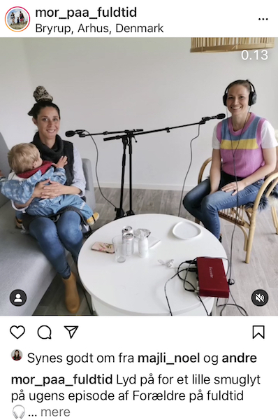 Forældre på fuld tid instagram podcast