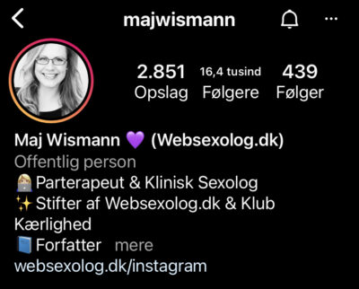 Instagram Maj wismann